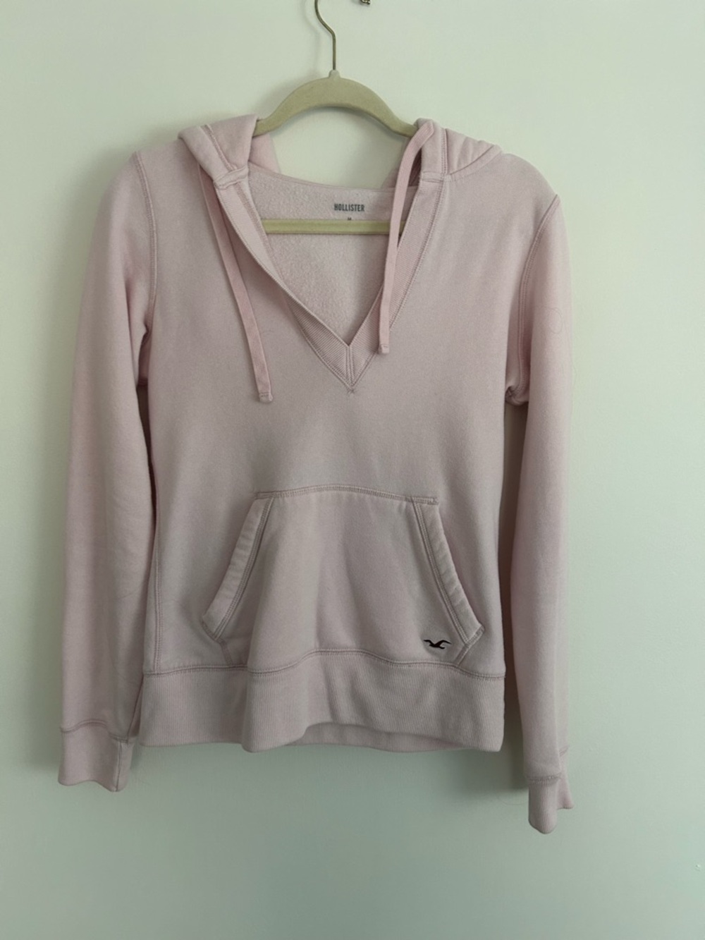 Hollister light pink hoodie